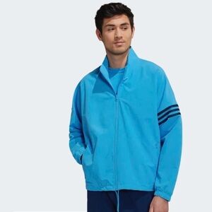 ADIDAS ORIGINALS ADICOLOR NEUCLASSICS TRACK JACKET IN PULSE BLUE SIZE LARGE